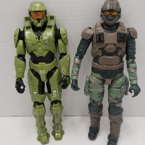 2 Halo 3 Action Soldiers Figures Dolls 12"